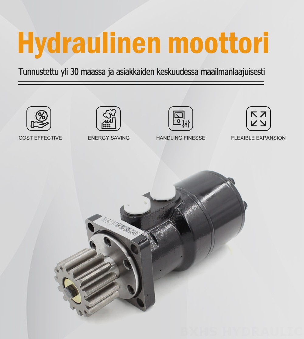 BMR_sykloidihydraulimoottori-2 63 cc/kierros 53 l/min Hydraulimoottori